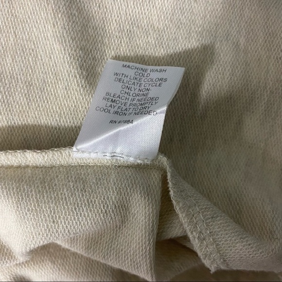 Tart Collections Size XS Jacket Open Front Oatmeal Zipper Pockets Poplin - Picture 10 of 10